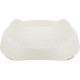 Миска у формі котячої голови, меламін, 250мл/17см, біла