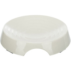 Миска для кота неглибока (меламін) 0.25л/17см, білий