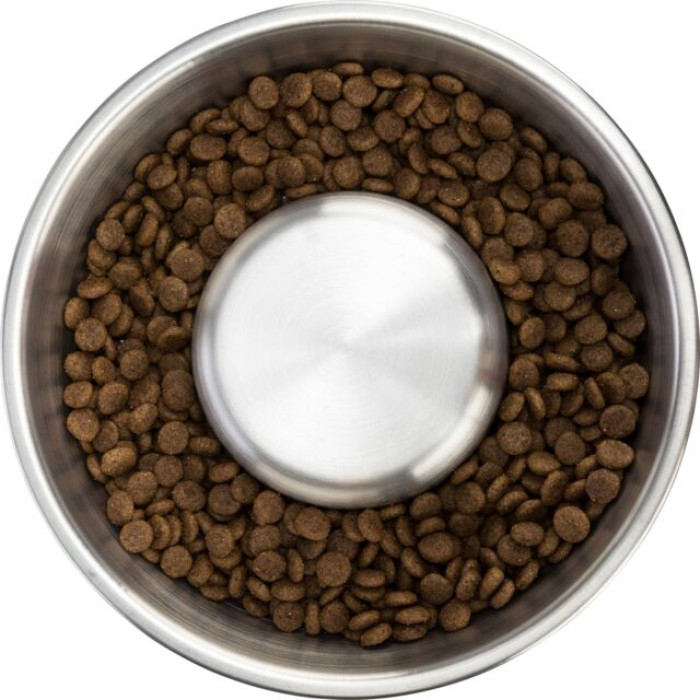 Миска для собак Slow Feed (сталь), 1.4 л/21см