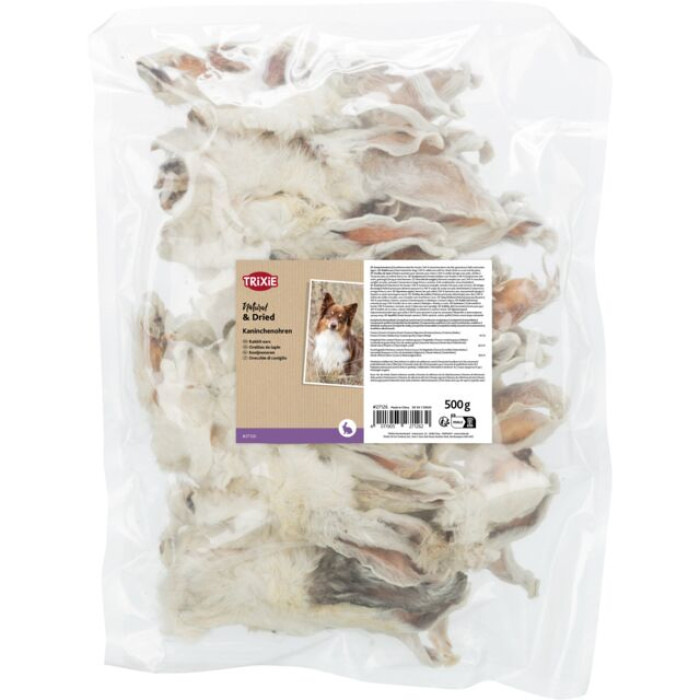 Кролики ушки с мехом, 500г