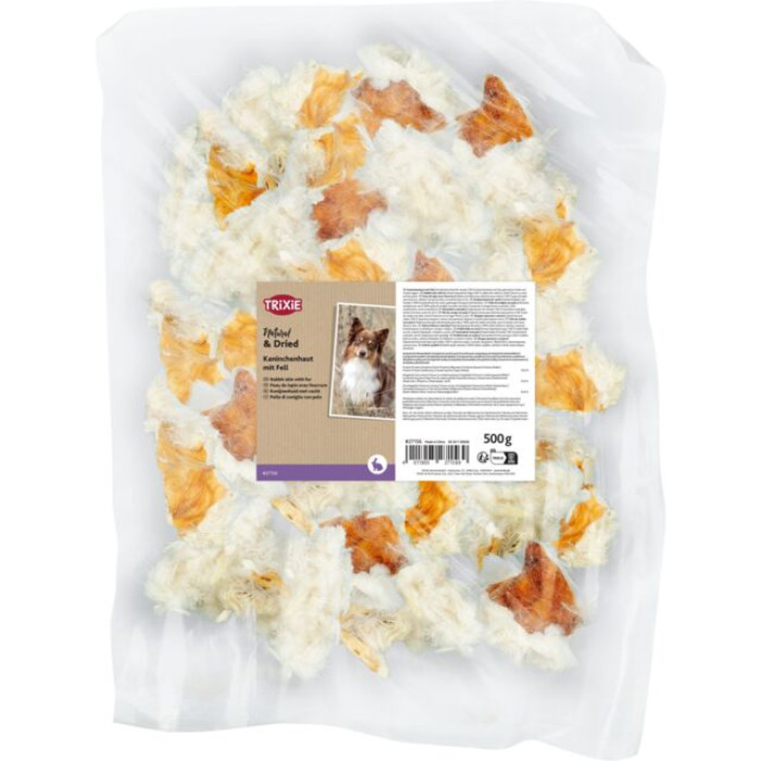 Шкіра кролика з хутром, 500г