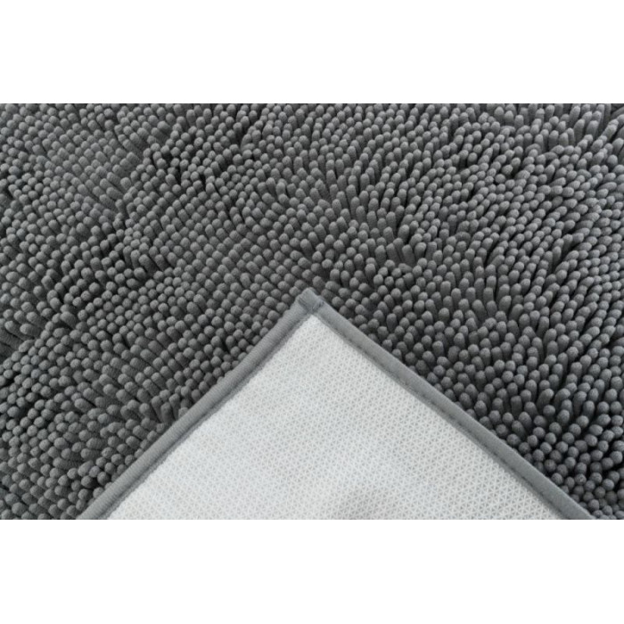 Грязеотталкивающий коврик, водостойкий, серый 60х50см