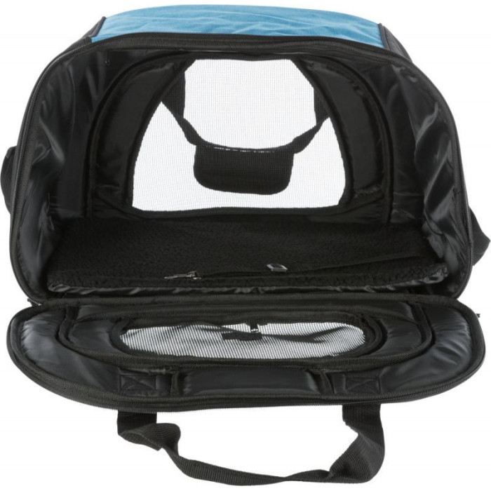 Сумка-переноска Kilian 31х32х48см голубая/черная