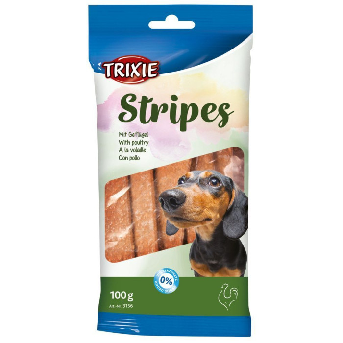 Лакомство для собак Stripes Light с мясом домашней птицы 100г (10шт)