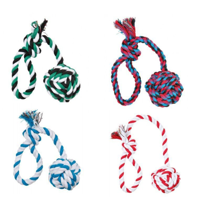 М'яч із каната на мотузці