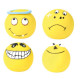Іграшки Смайли для собак латекс 4шт., 6см