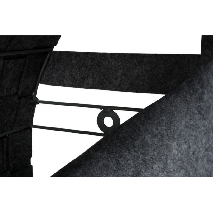 Лежак-гамак Lenny для кріплення до стіни (повсть), 45х30х30см, сірий