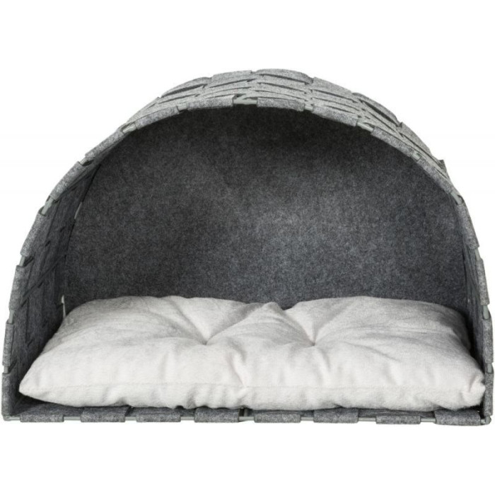 Лежак-гамак Lenny для кріплення до стіни (повсть), 45х30х30см, сірий