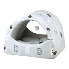 Домик-туннель Mimi 42х35х35см, серый
