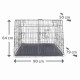Клітка металева подвійна 93х68х79см