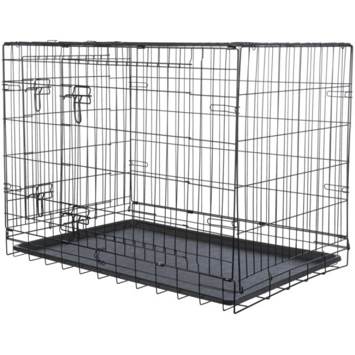 Клетка/будка для собак в квартиру, M-L: 93х69х62см, черный