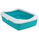 Туалет із рамкою Trixie Classic Litter Tray 37*15*47 см, бірюза