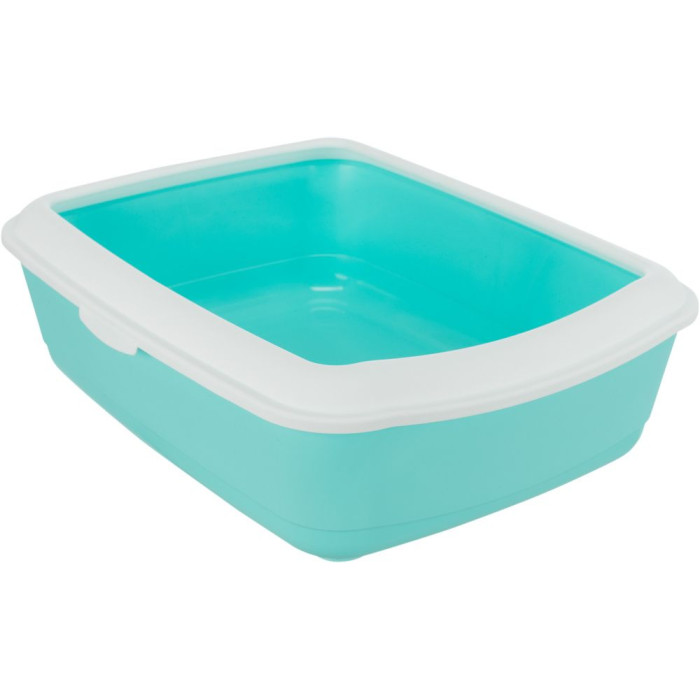 Туалет с рамкой Trixie Classic Litter Tray 37*15*47 см, мятный