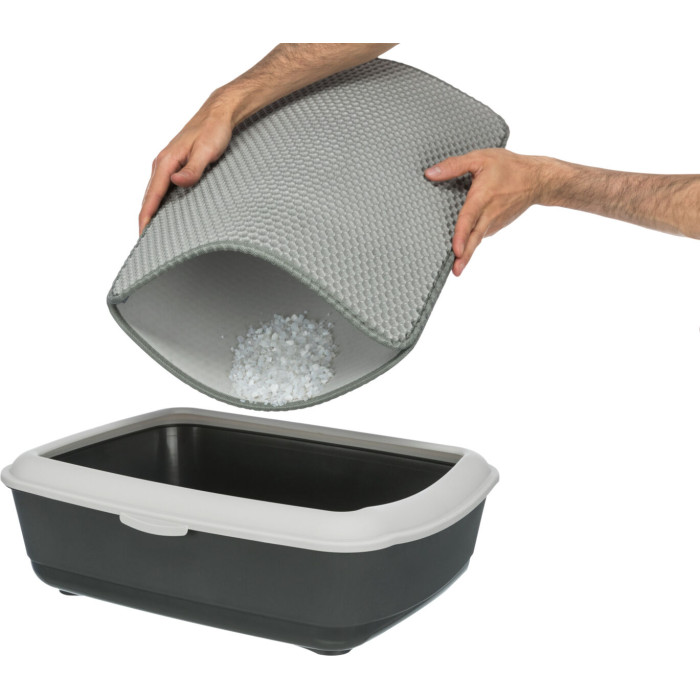 Підстилка для котячого туалету (каучук), чорний