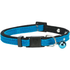 Ошейник для кошек бархатный Safer Life с заклепками и колокольчиком