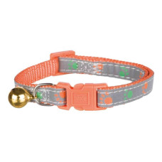 Ошейник для кошек светоотражающий с лапками яркий