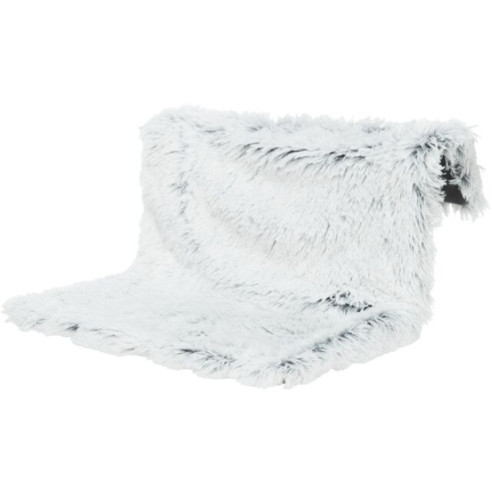 Гамак на радиатор "Harvey" (плюш), 45х26х31см, бело-черный