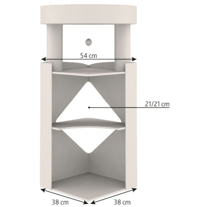 Будиночок-вежа Arma 98см, сірий