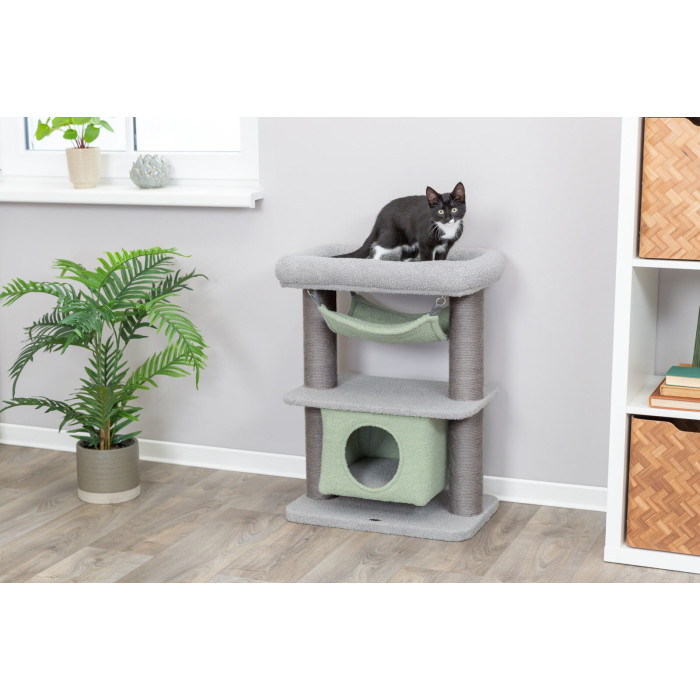 Драпак-домик "Lunito" Junior, 71см, серый/мятный