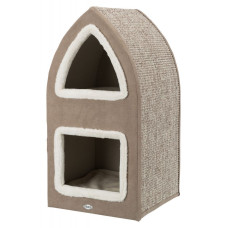 Когтеточка-башня Marcy, 75см, крем/коричневый