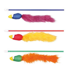 Паличка з пташкою та пір'ям, 50см