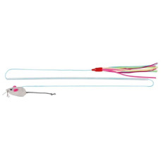 Палочка двойная с мышкой и лентами, 40см