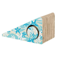 Дряпка зі знімним роликом, 48см, бірюзовий з малюнком