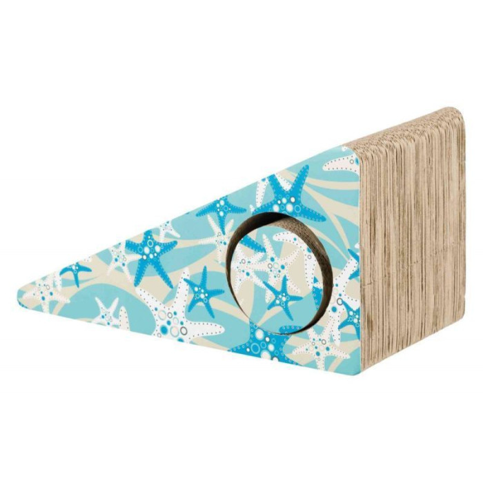 Дряпка со съёмным роликом, 48см, бирюзовый с рисунком