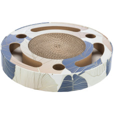 Дряпка-барабан с мячиками внутри, 33х5,5см, синий с рисунком