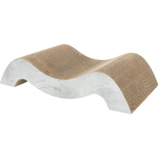 Когтеточка Trixie Волна XXL картон, серая, 64×14×37 см