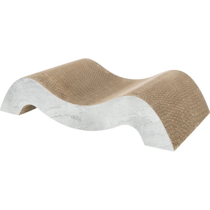 Дряпка Trixie Хвиля XXL картон, сіра, 64 ? 14 ? 37 см