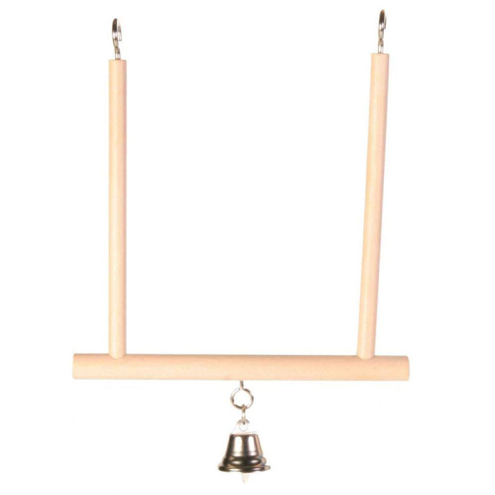 Гойдалка дерев'яна з дзвіночком 12х13см
