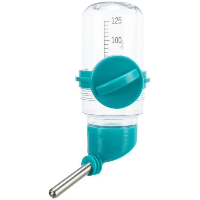 Поилка для грызунов с винтовым креплением, пластик 125 мл