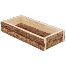 Лоток для корма грызунов (кора), 450мл/27х5х13см