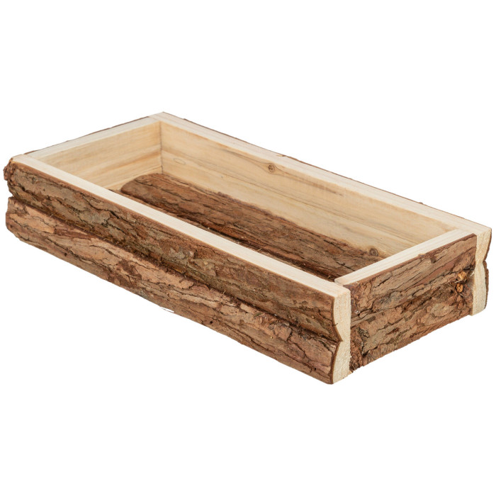 Лоток для корму гризунів (кора), 450мл/27х5х13см