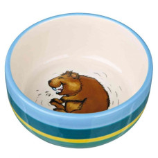 Миска для морської свинки (кераміка) 250мл/11см, кольорова