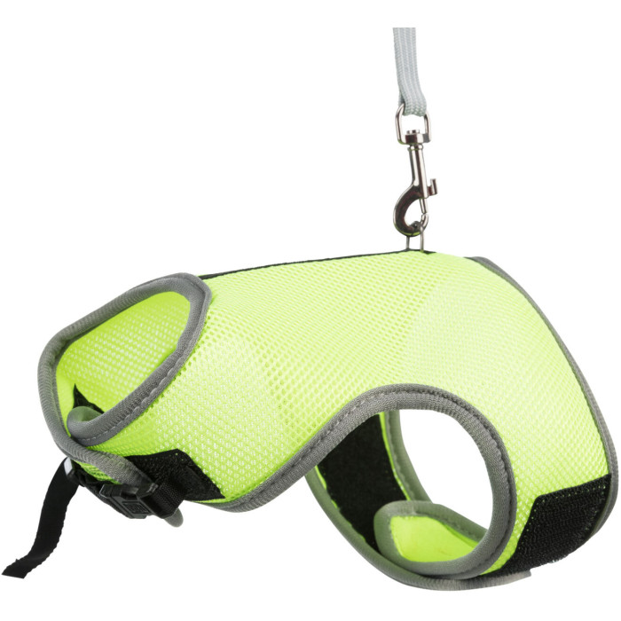 Поводок+шлея мягкая для кролика 25-32см,1,2м