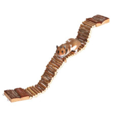 Міст дерев'яний підвісний для гризунів 55,5х7см