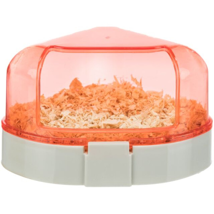 Угловой туалет с лопаткой для мелких грызунов 14*8*11/11 см