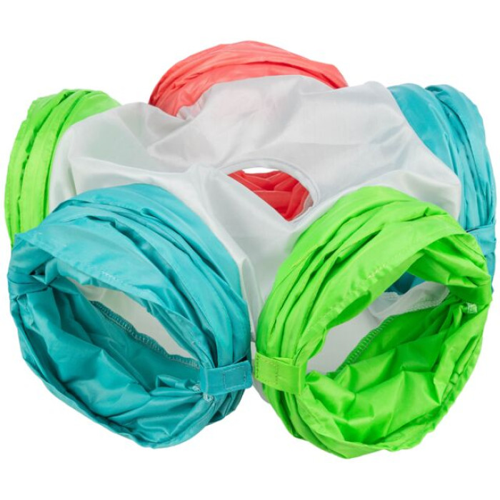 Ігровий тунель для кроликів, 6 входів (нейлон), 5х18см/47см