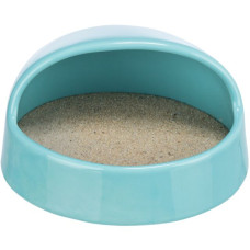 Ванна для мышей, хомяков, керамика, 16х8х14см, бирюза