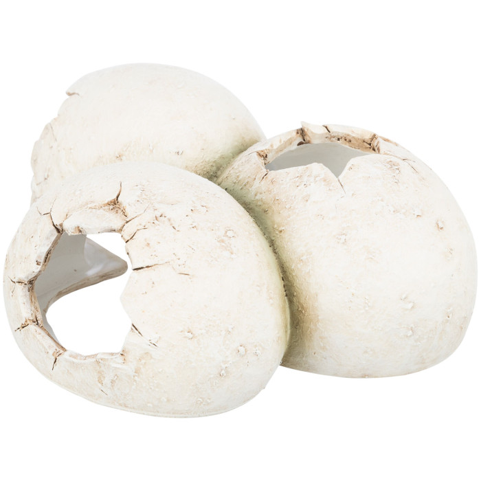 Пещера-яйца для рептилий, полиэфирная смола, 15х6х12см