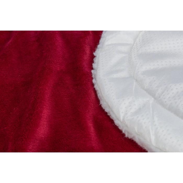 Рождественский коврик "Nevio", 98х58см, красный/белый