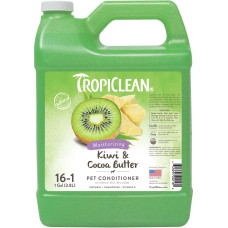 Кондиционер TropiClean Киви и какао-масло увлажняющий, для собак и кошек, концентрат 9,5 л