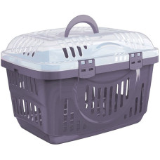 Переноска с верхним прозрачным открытием Georplast "Rocket Transparent", 49x33x33 см