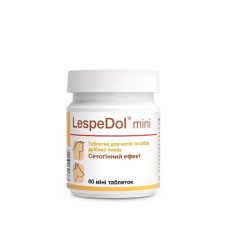 Мочегонный препарат для собак и котов Dolvit LespeDol mini 60 таб