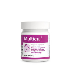 Препарат Dolvit Multical mini при минерально-витаминном дефиците и нарушении обмена веществ у собак 90 табл.