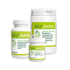 Сбалансированный комплекс витаминов и минералов Dolvit Junior для щенков, от 21 дня рождения до 18 месяцев 90 таб