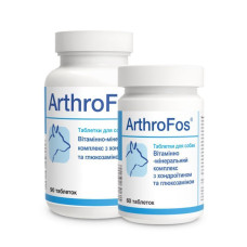 Лечебно-профилактический комплекс Dolvit ArthroFos для регенерации хрящей, суставов и связок собак 800 таб