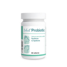 Пробиотики и пребиотики Dolvit Probiotic для правильного функционирования желудочно-кишечного тракта у собак и кошек 60табл.